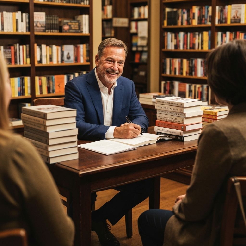 Author at a spotlight event