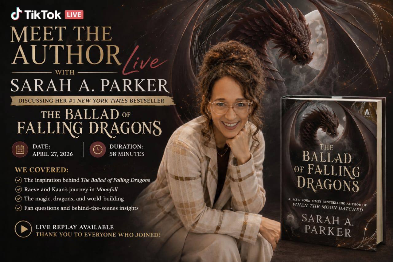 Meet the Author Live with Sarah A. Parker